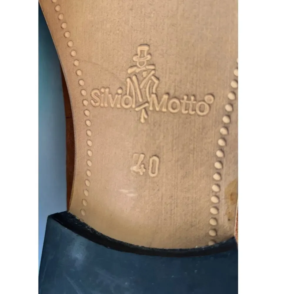 Fashinism Handmaded Men's Brown Soft Suede Shoes with Laces Size 40 EU / 9.5 US - Picture 8 of 10